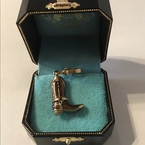 Juicy couture , cowboy boot charm.